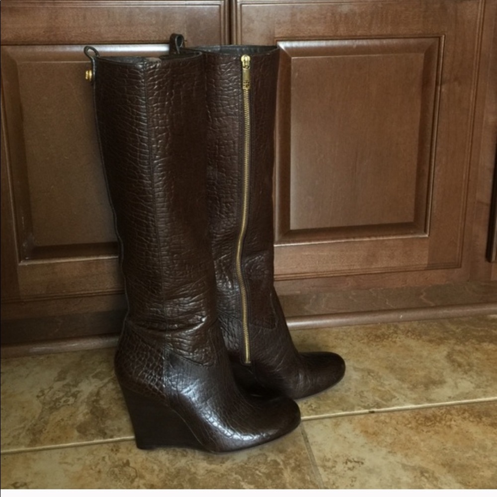 Tory Burch wedge boots